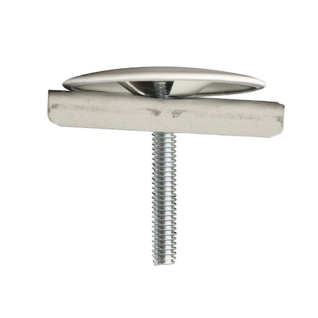 Thrifco Plumbing 2 Inch Brass Sink Hole Cover, Heavy Duty White Color 4402275